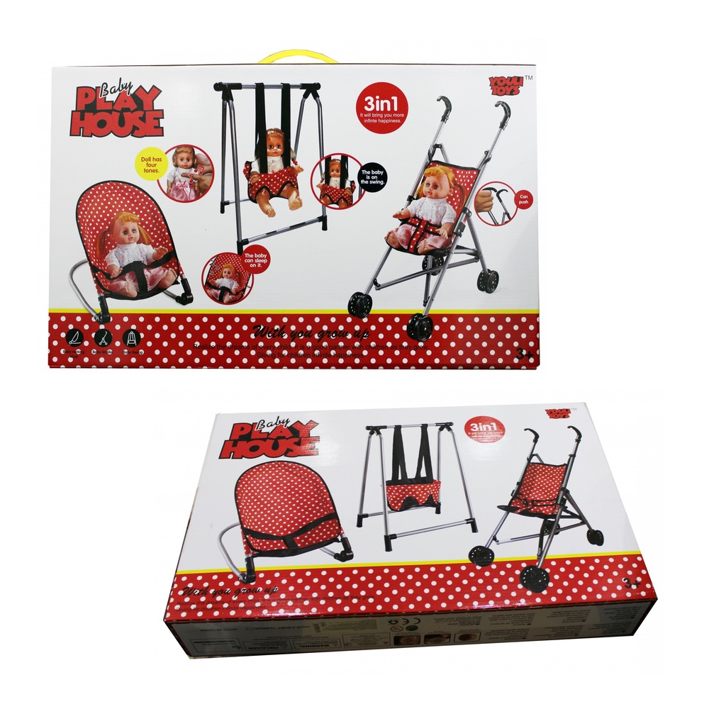 [6933313505419] Set Coche, Columpio, Baby Silla