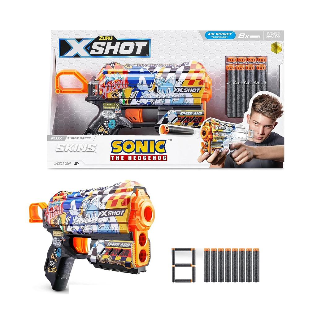 [7730549006784] Pistola X Shot Skin Sonic