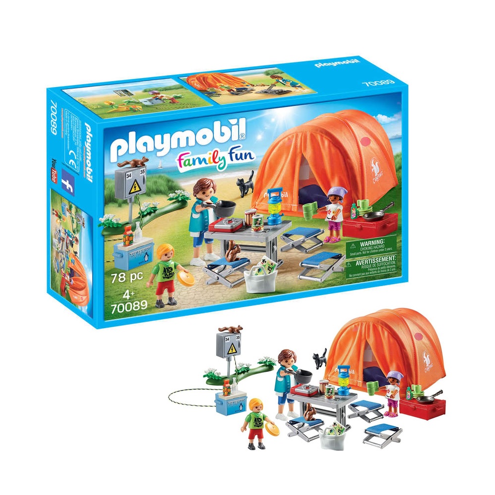 [4008789700896] Playmobil Familia de Campamento
