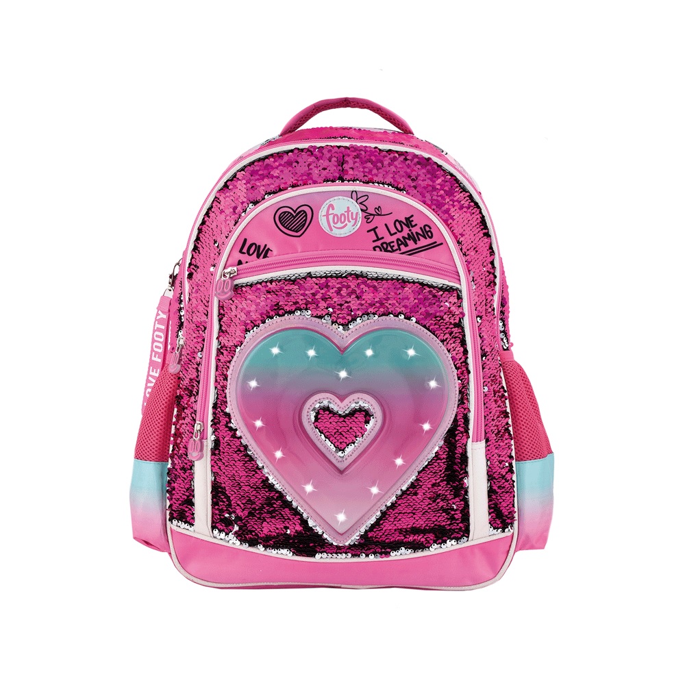 [7792621081164] Mochila Corazón con Luces