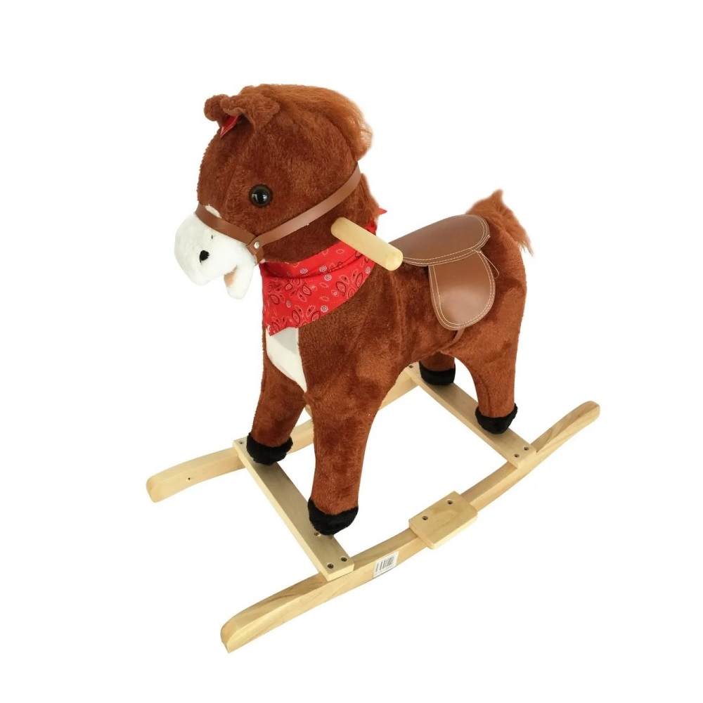 [6000000590345] Caballo Peluche Mecedor