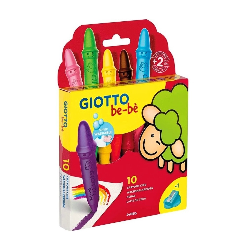 [8000825018596] Giotto Bebé crayones de cera x 10