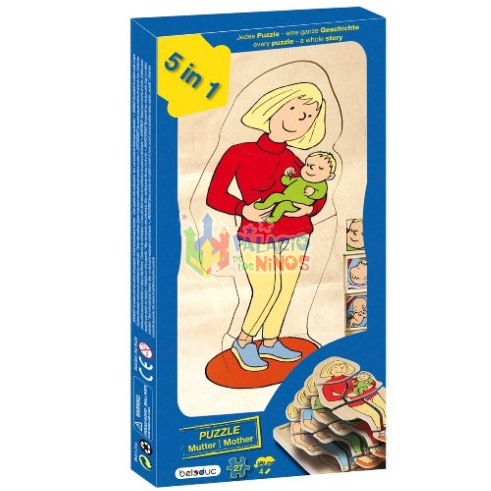 [4014888170249] Puzzle Madre 5 en 1
