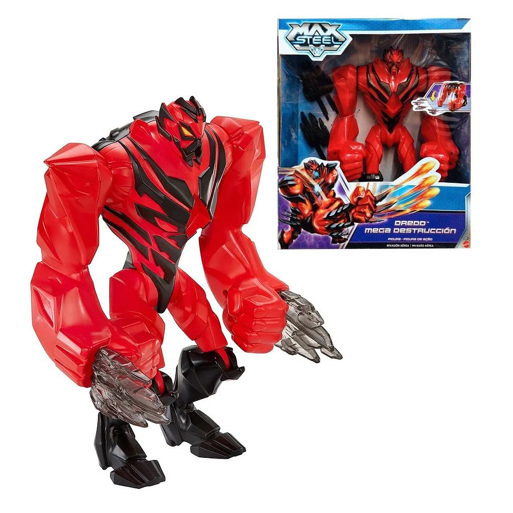 [746775337605] Max Steel Dredd Mega Destrucción
