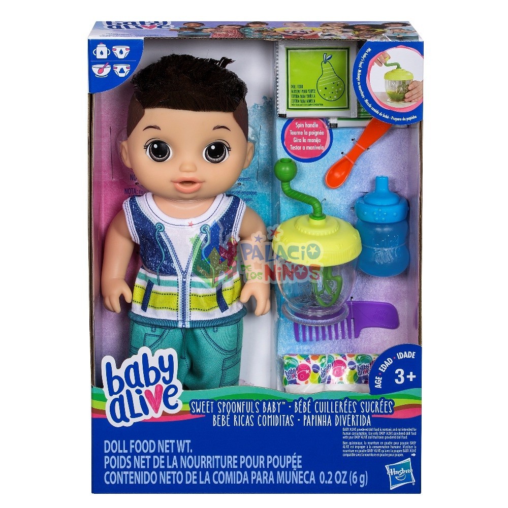 [630509626632] Baby Alive Ricas Comiditas castaño