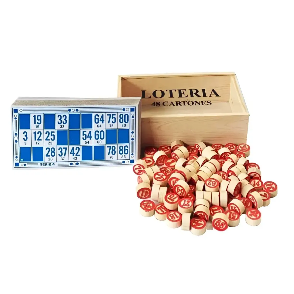 Lotería de Madera en caja