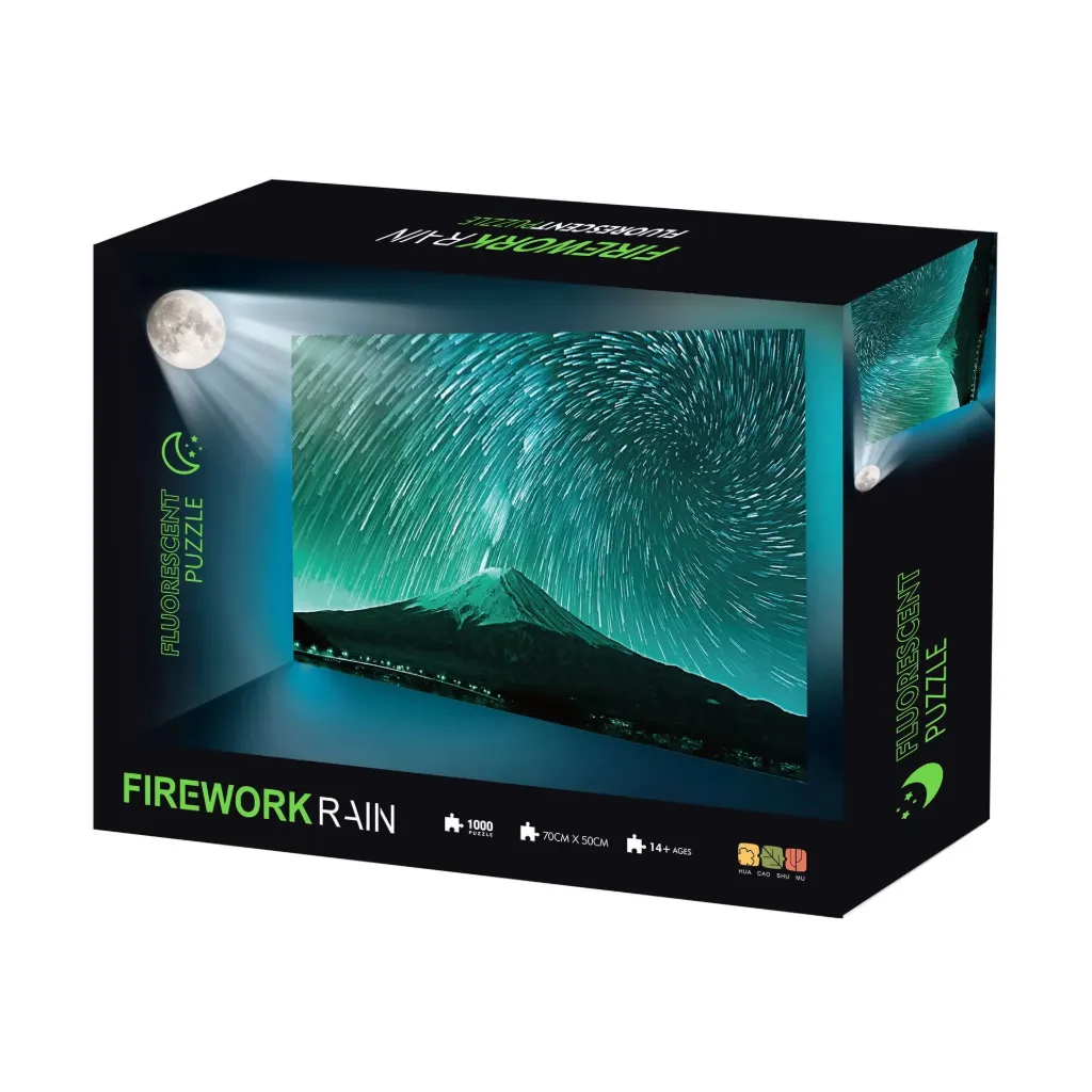 Puzzle Fluorescente 1000 piezas Firework Rain