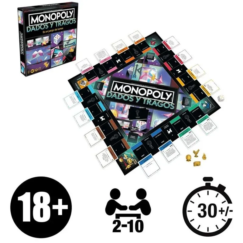 Juego Monopoly Tragos y Dados