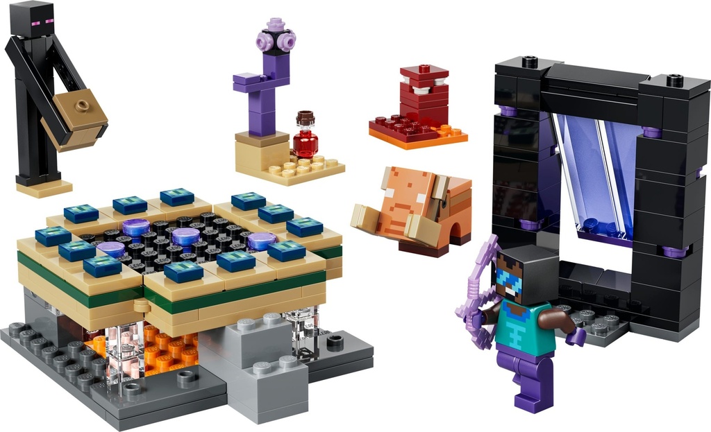 Lego Minecraft Portal Nether y End 21584