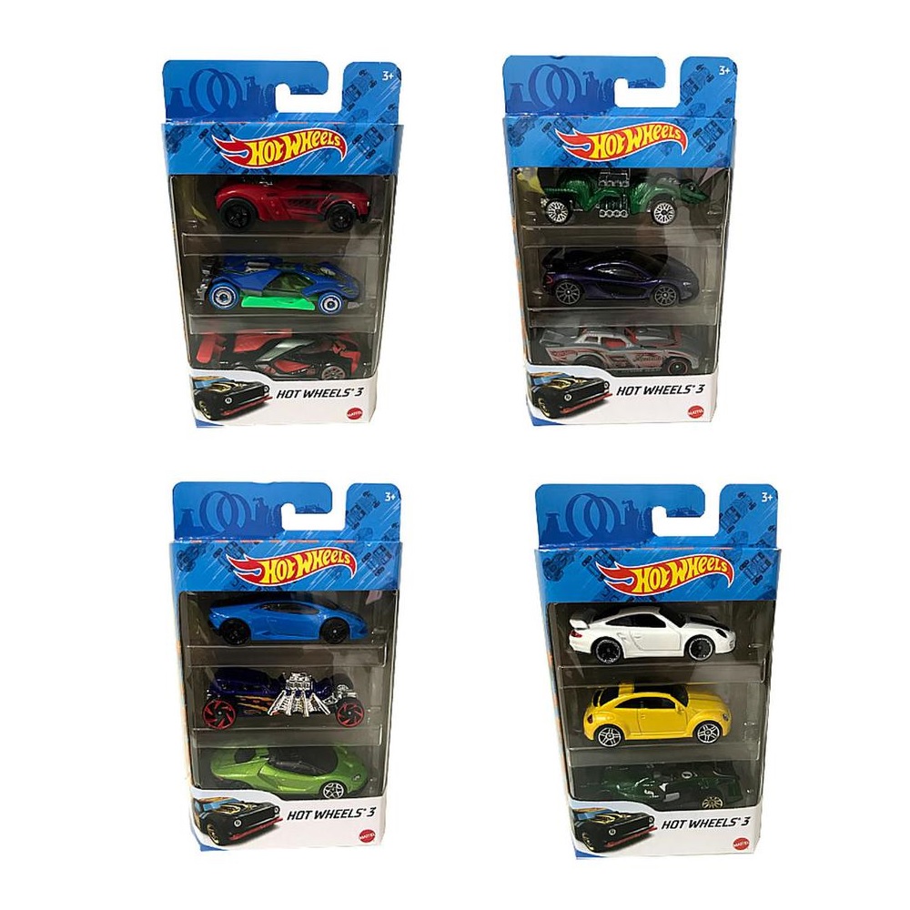 Auto Hot Wheels x3