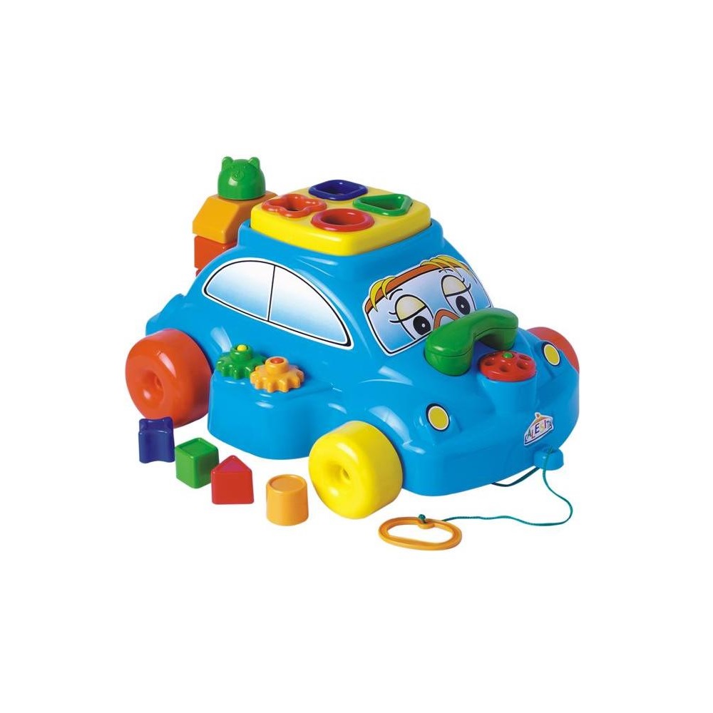 Auto con teléfono y actividades