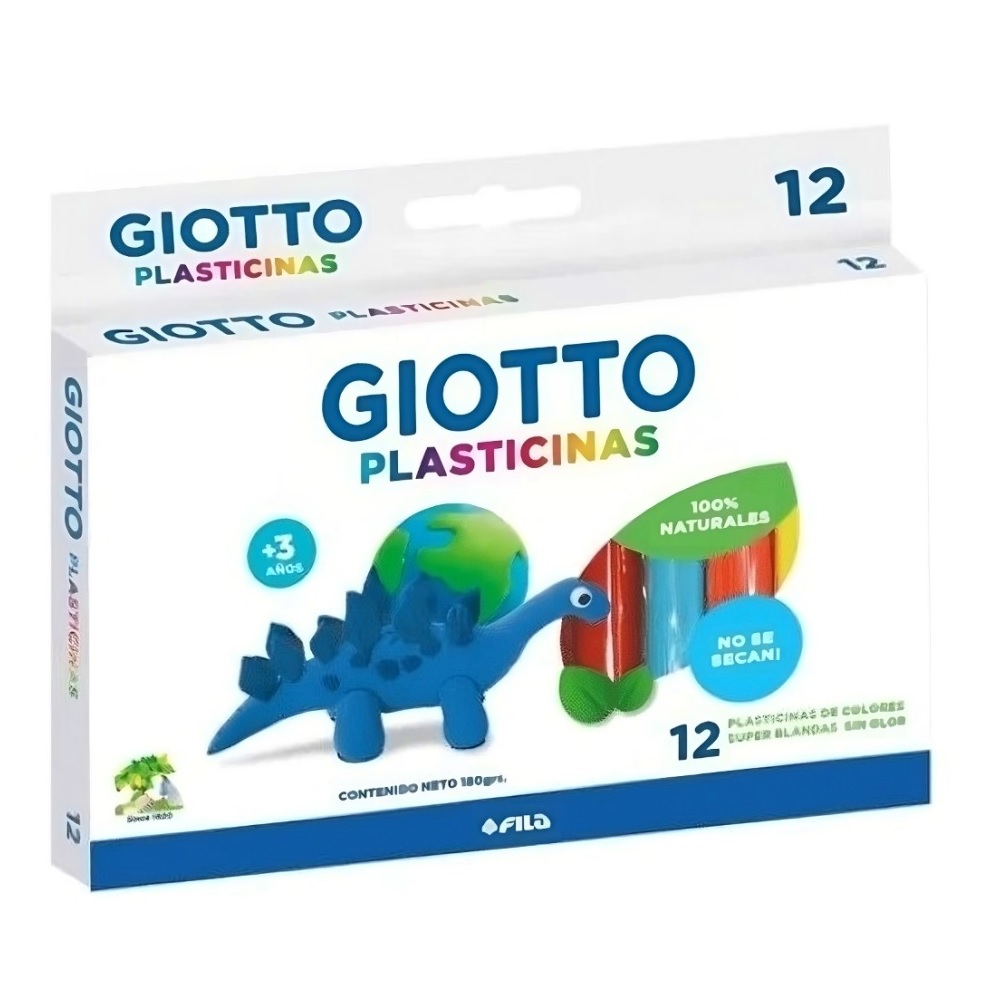 Plasticina Giotto Natural x 12