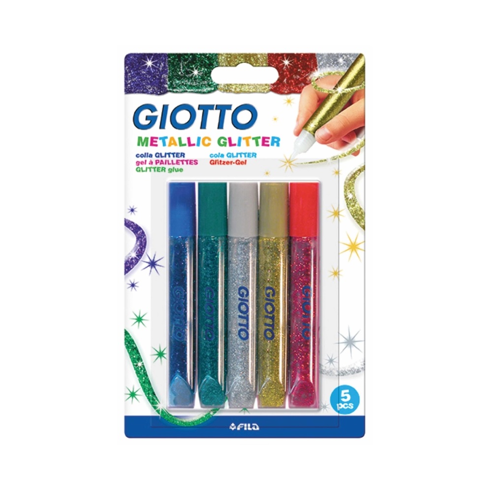 Cola Glitter Giotto x 5