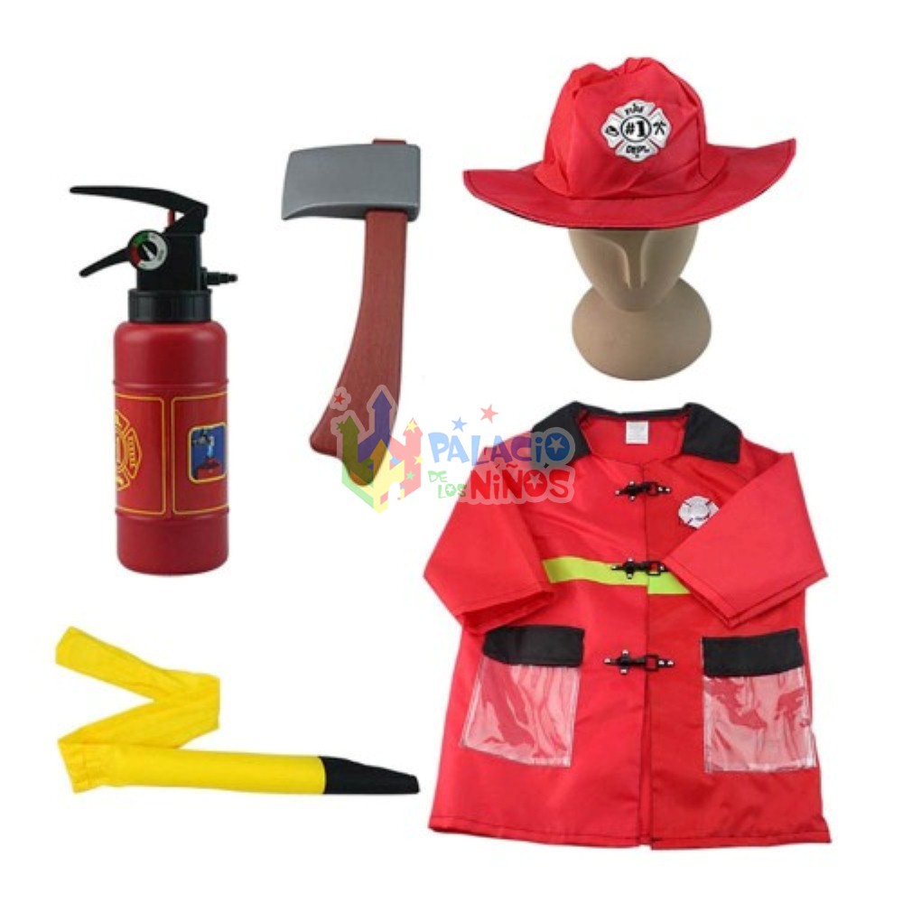 Disfraz Bombero c/ accesorios