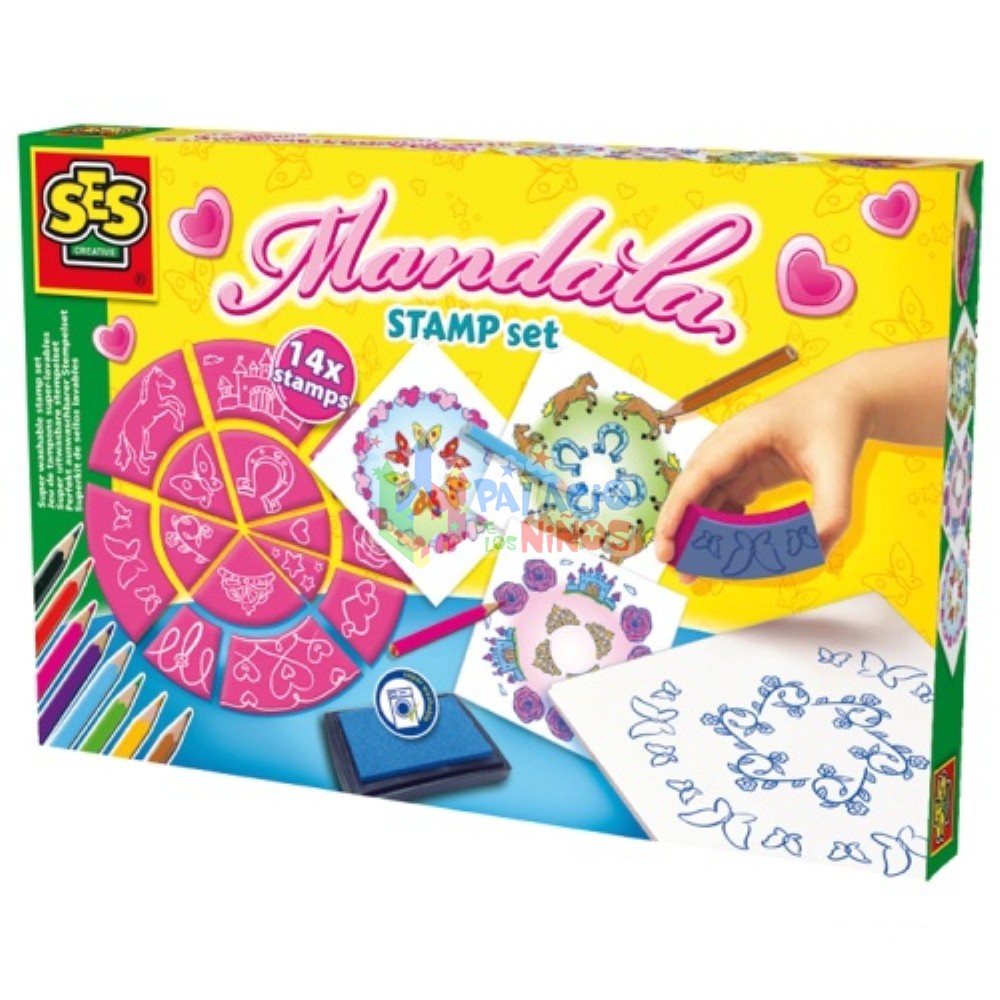 Set Sellos Mandala Lavables