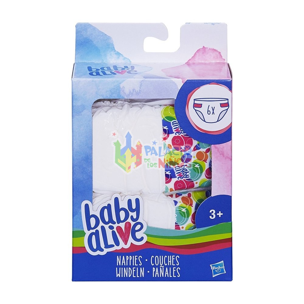 Pañales x 6 Baby Alive