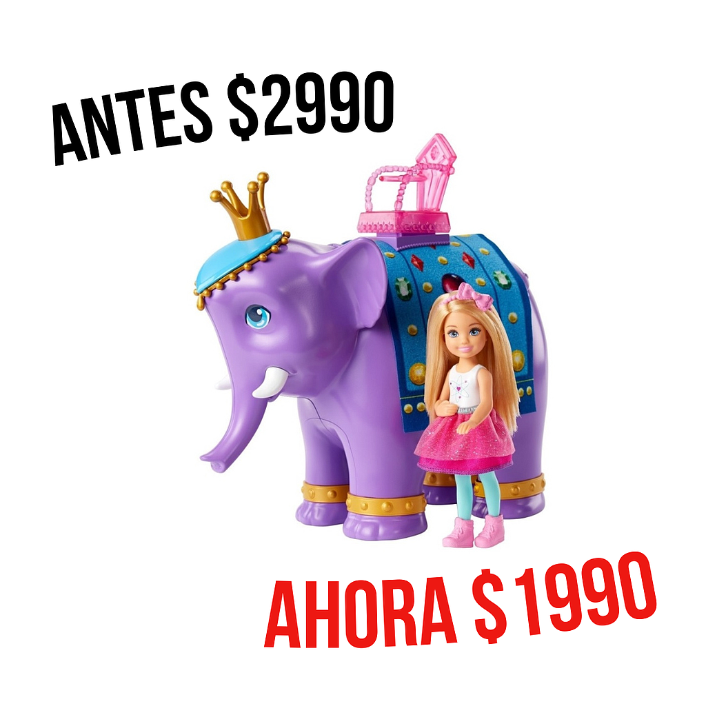Barbie Chelsea con Elefante