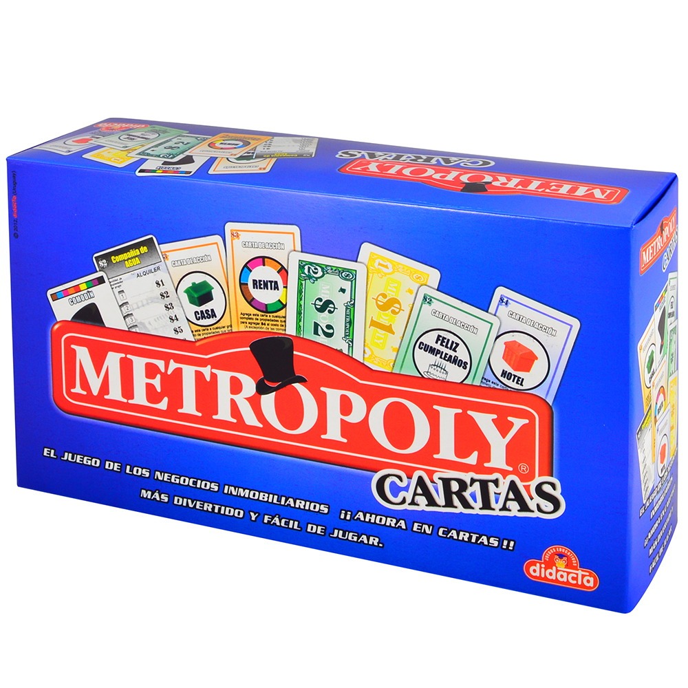 Juego Metropoly Cartas