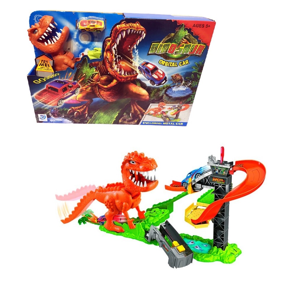 Pista Dinosaurio con Autito