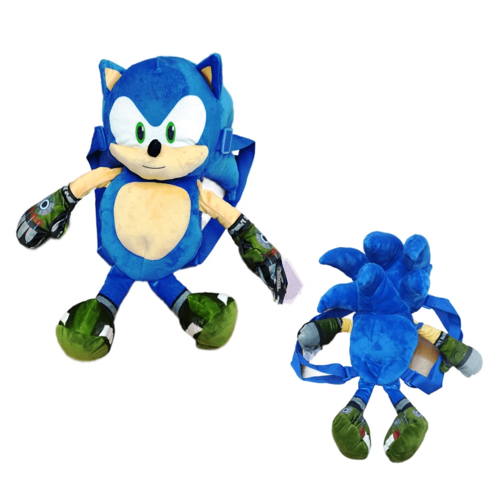 Mochila Peluche Sonic