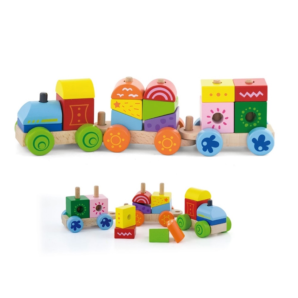 Tren Madera Apilable