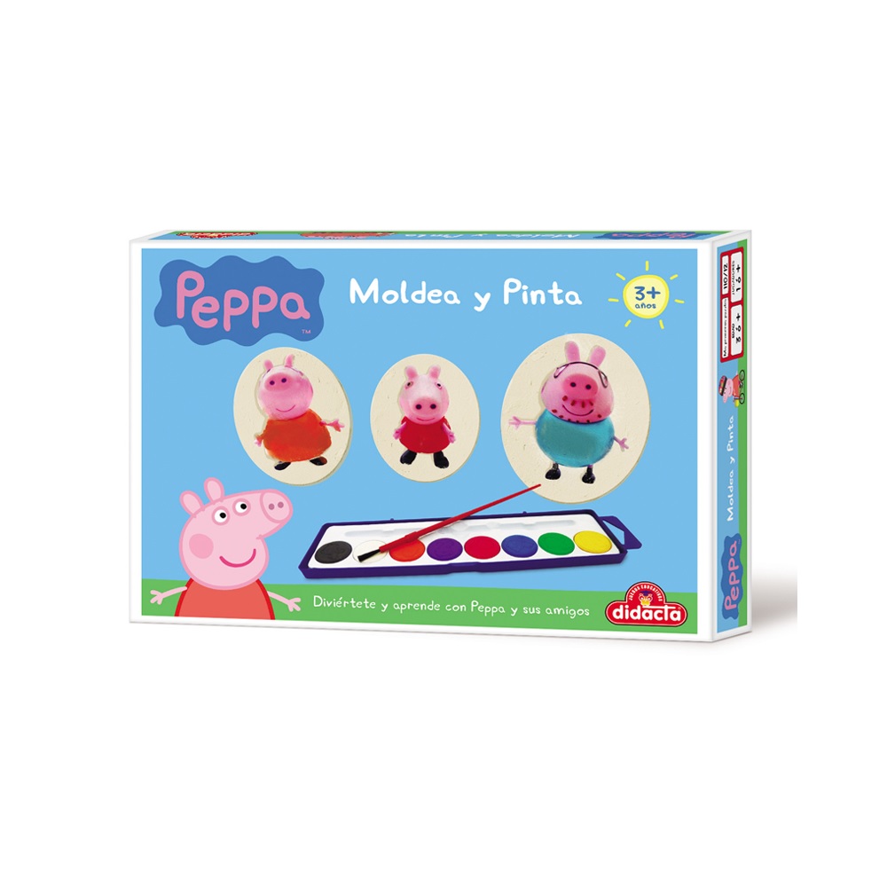 Moldea y pinta Peppa Pig