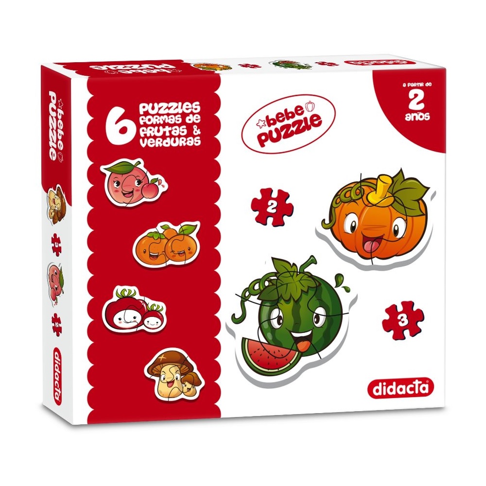 Puzzles Formas Frutas /Verduras