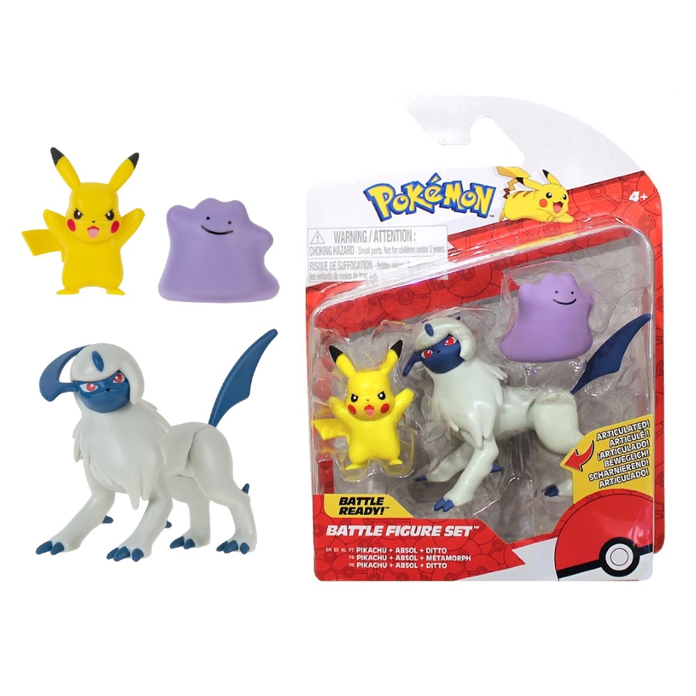 Pokémon Figura Batalla x 3