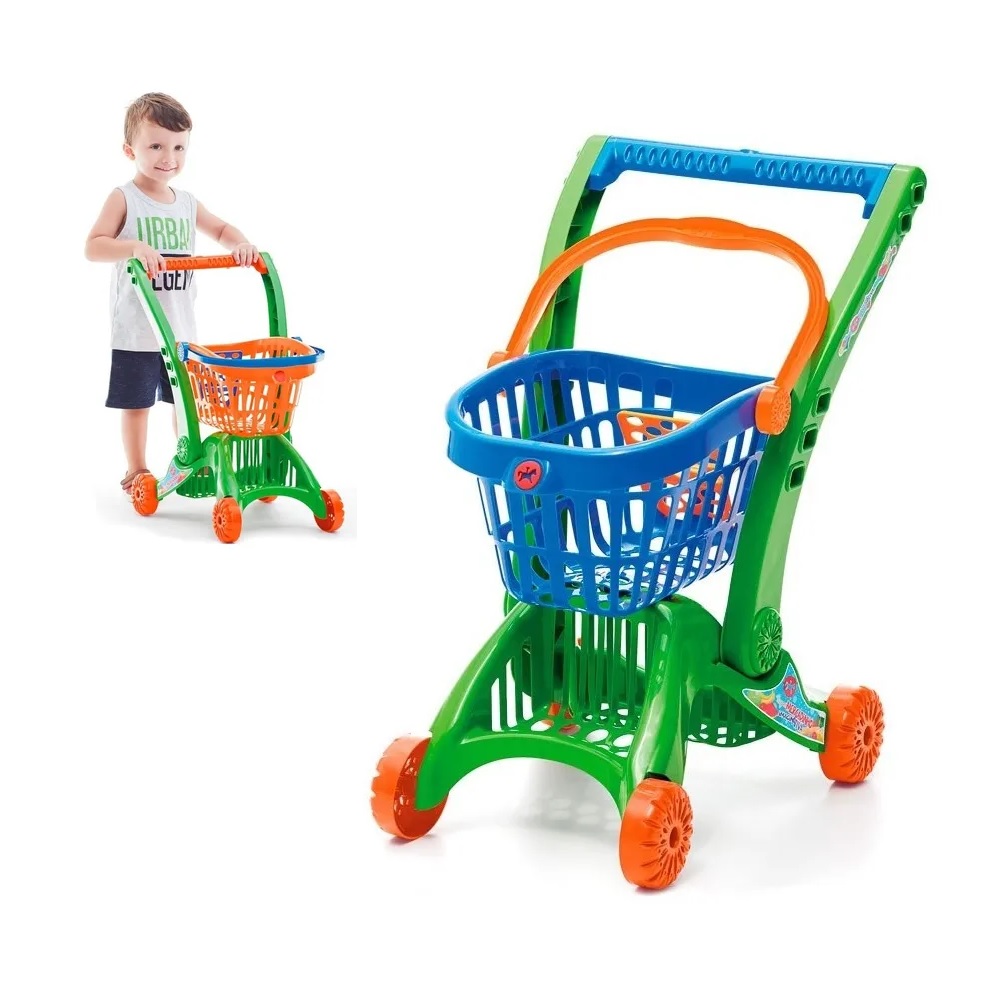 Carrito Supermercado Verde