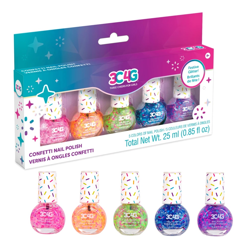 Set Esmaltes Confeti x 5