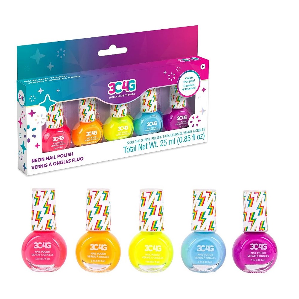 Set Esmaltes Neón x 5