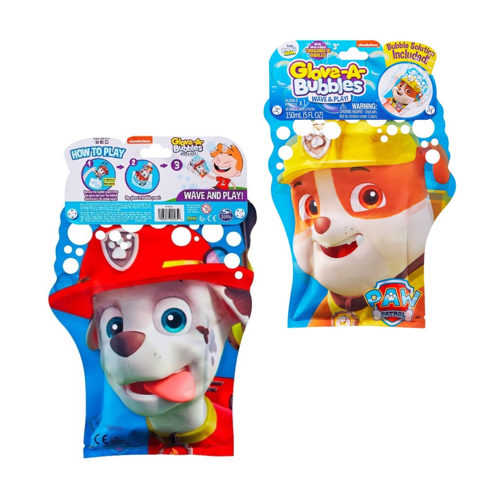 Burbujero Guante Paw Patrol