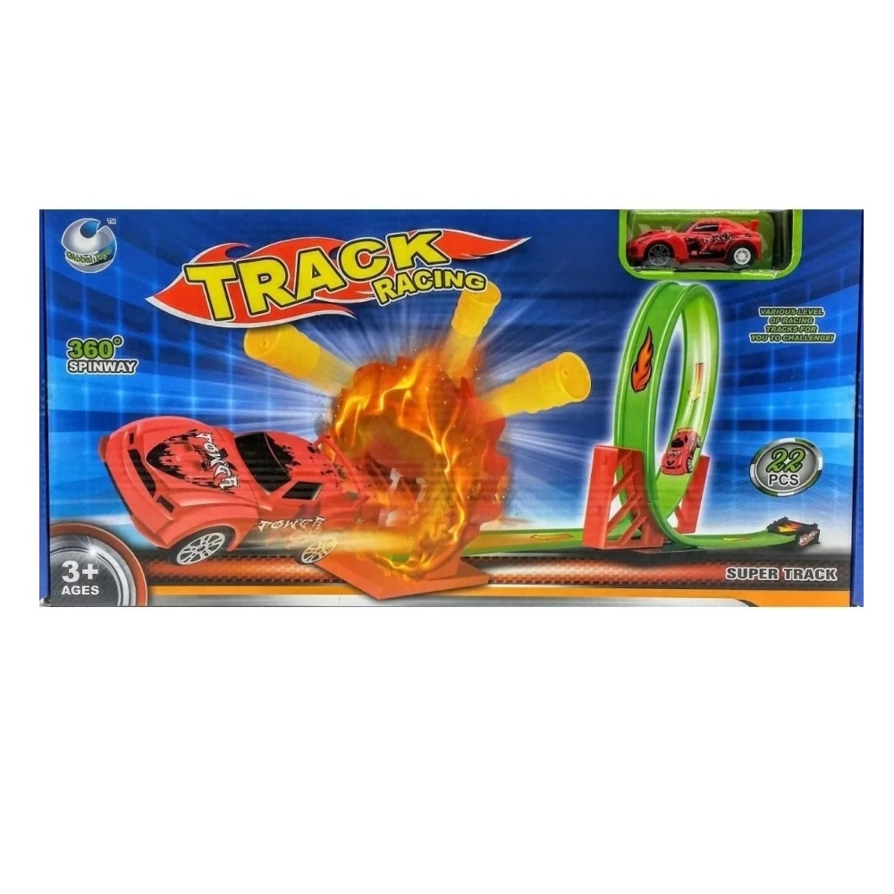 Pista Track Racing con auto