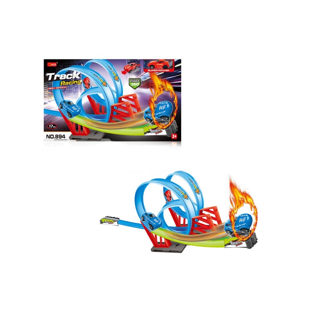 Pista Track Racing con auto