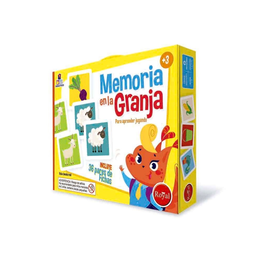 Juego Memoria en la Granja