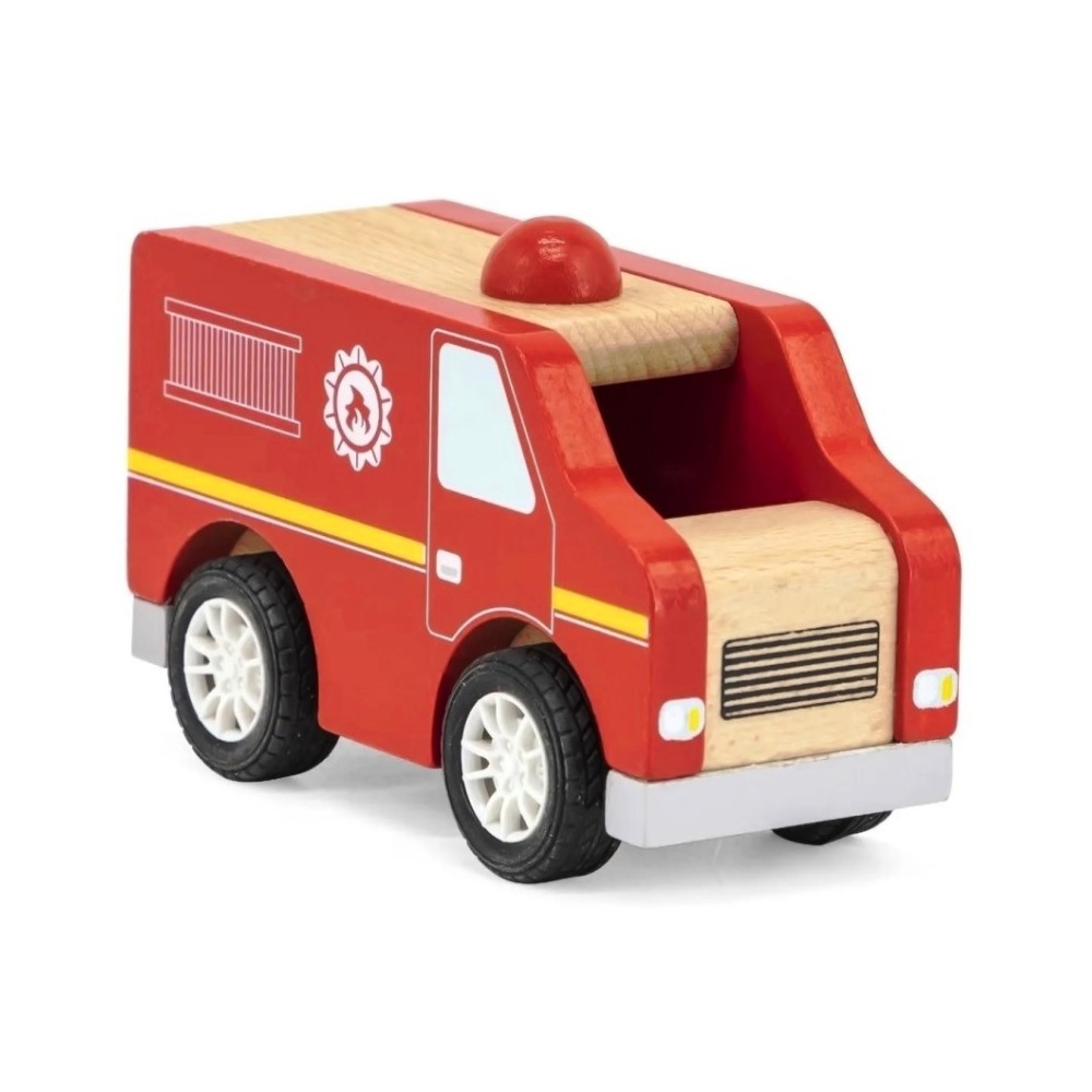 Camión Bombero de Madera