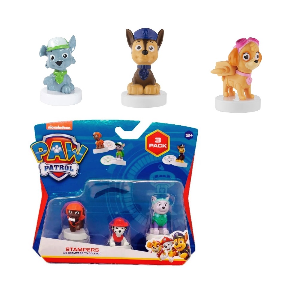 Paw Patrol Set Sellos x 3