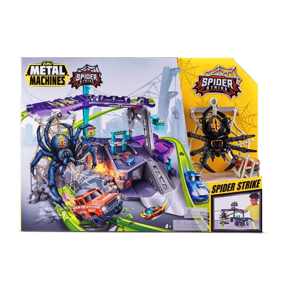 Pista Spider Strike con auto