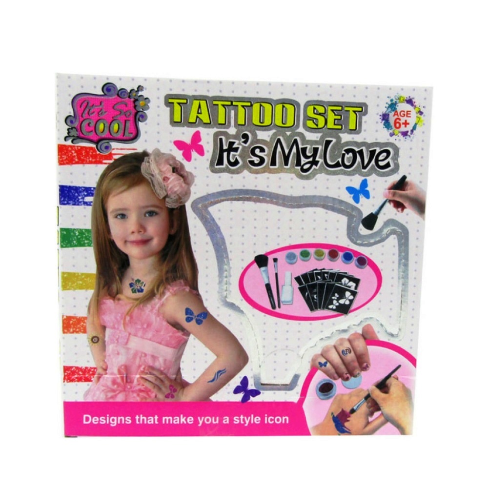 Set Tattoo con Glitter