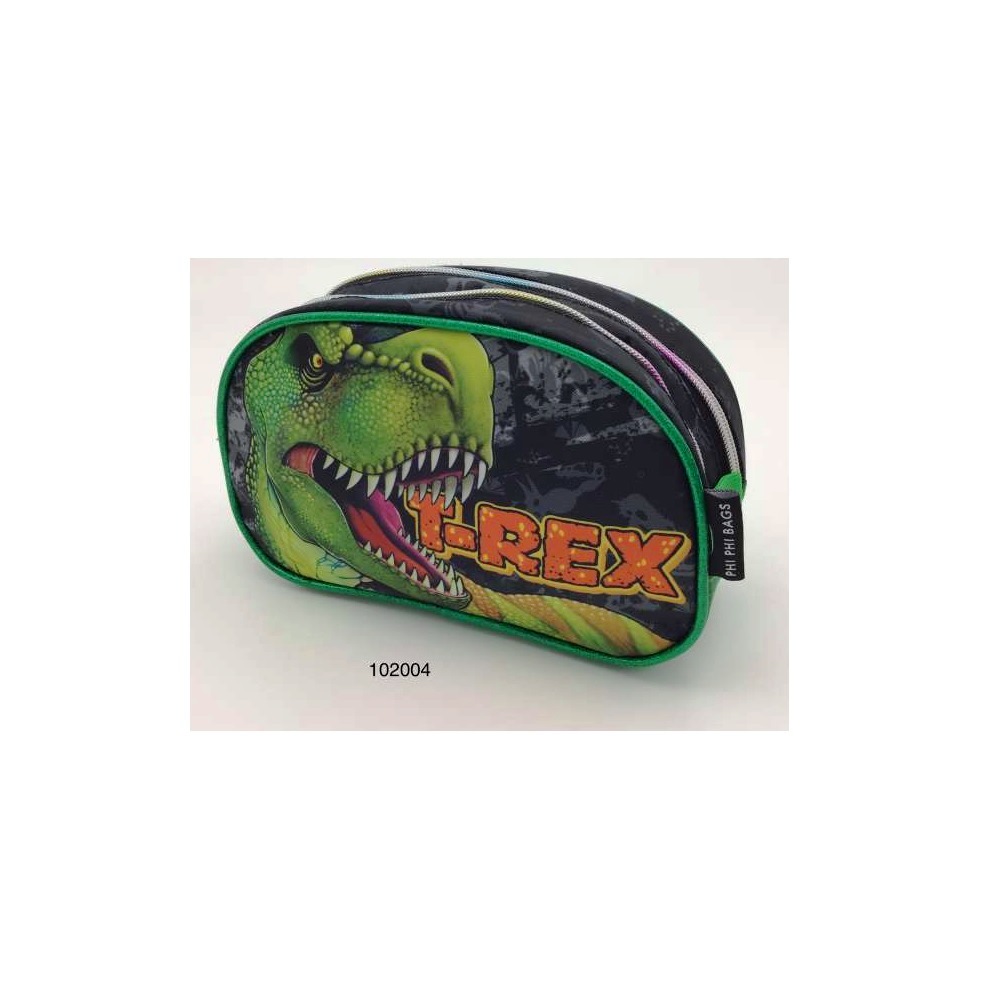 Cartuchera Dino Reversible