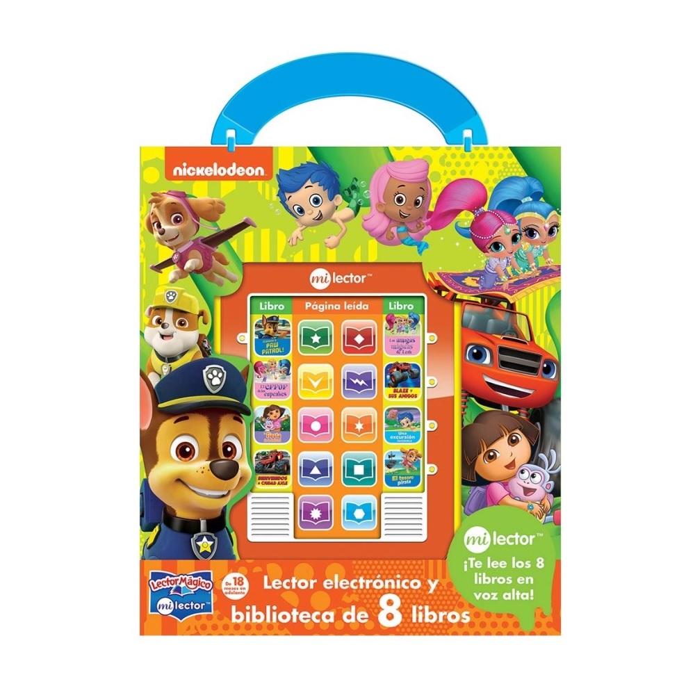 Lector electrónico c/ 8 libros Nick Jr