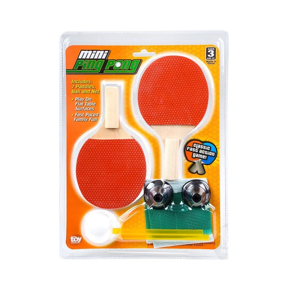 Set Mini Ping Pong con red
