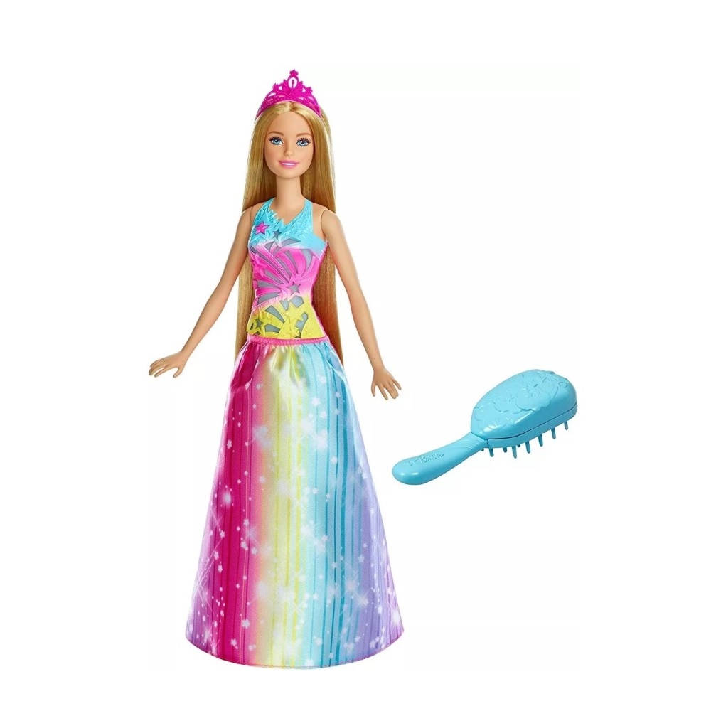 Barbie Princesa Peina y Brilla