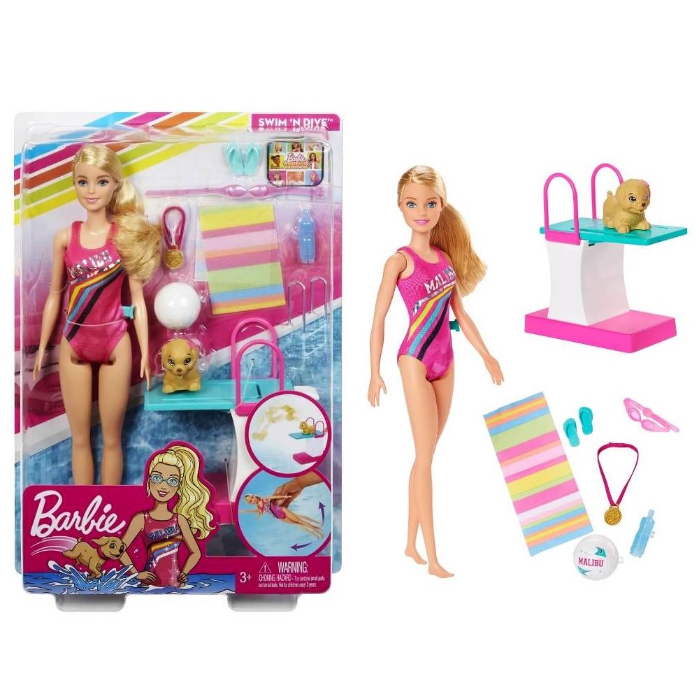Barbie Malibu c/trampolìn