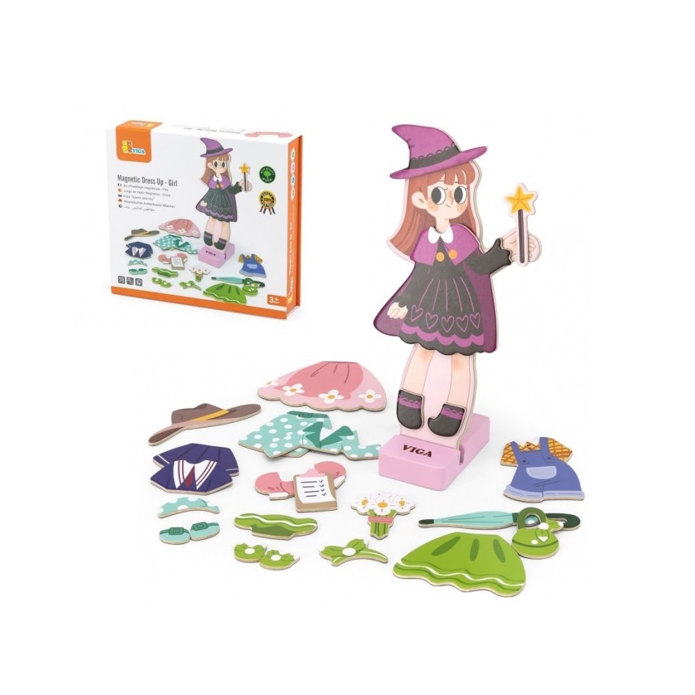 Juego Vestir Magnético Niña
