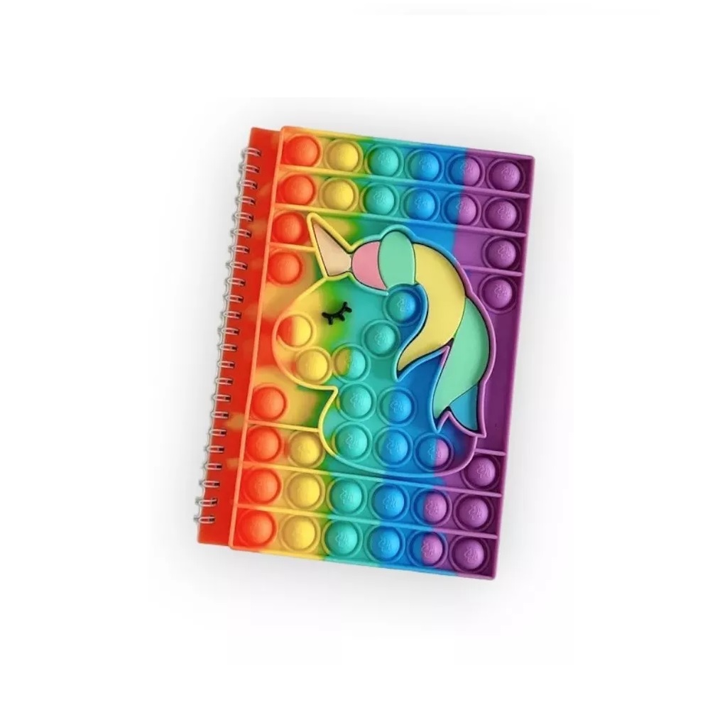 Libreta Pop It Unicornio