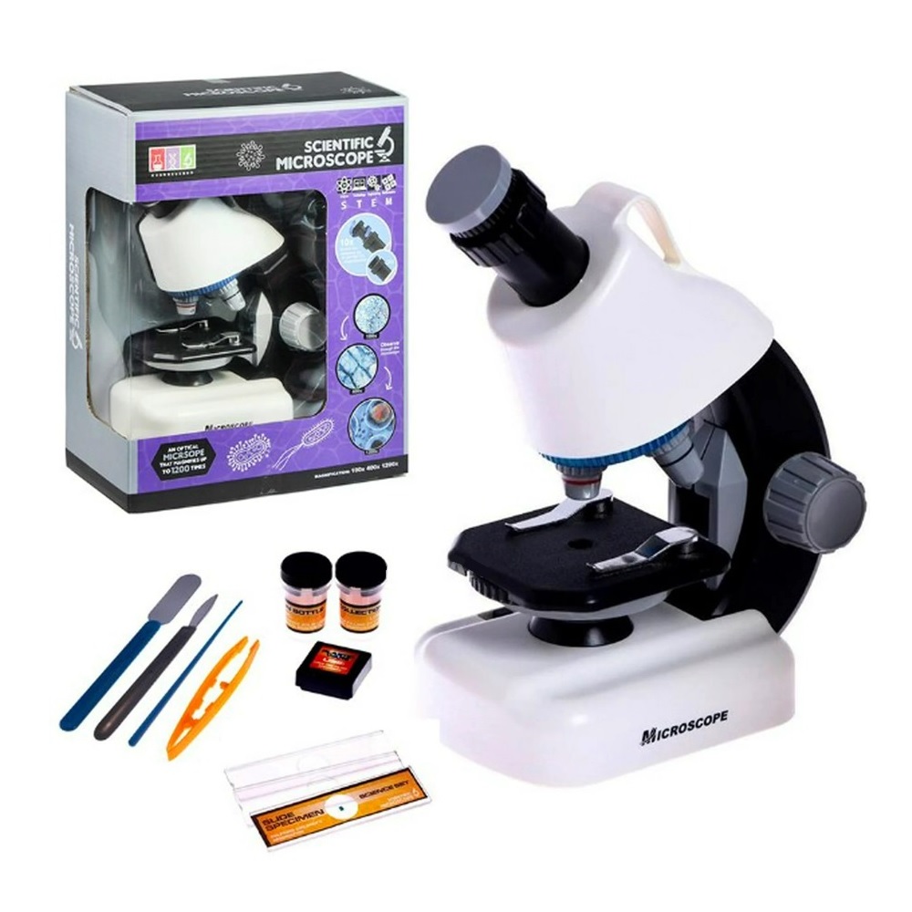 Microscopio Científico Blanco