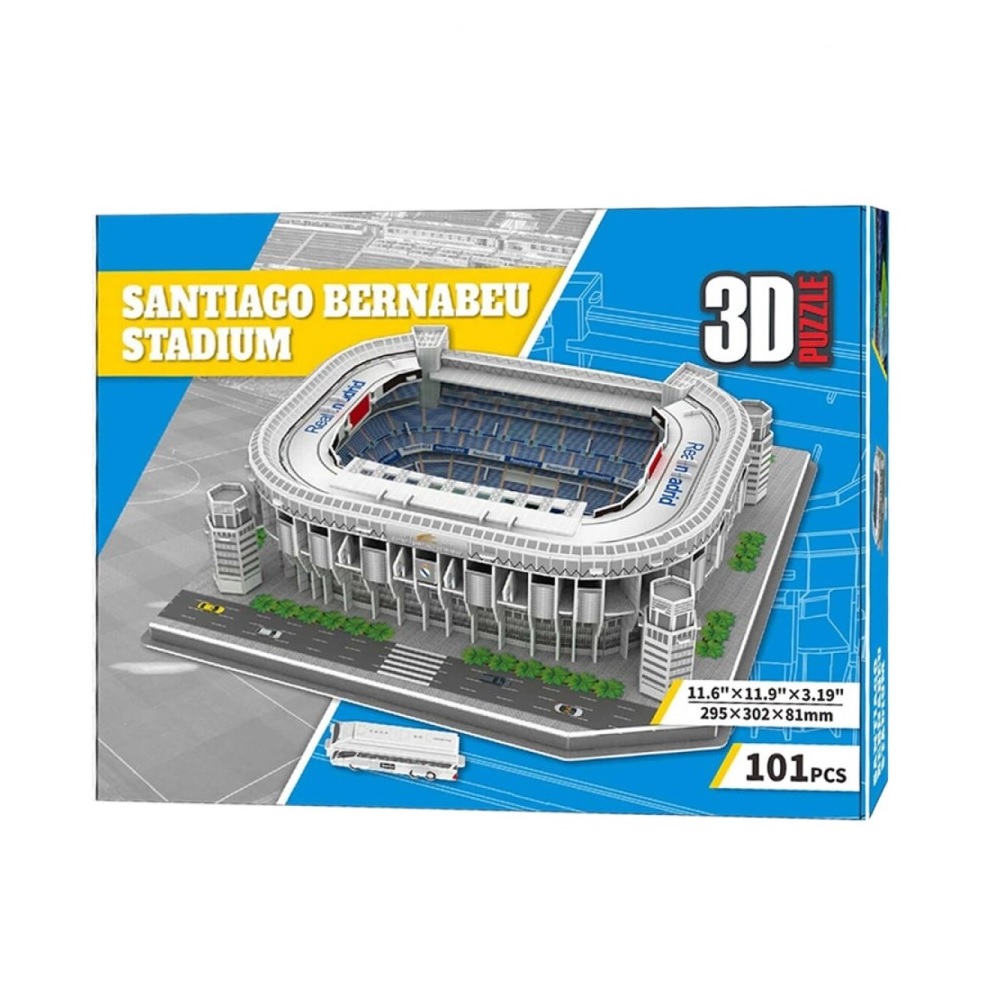 Puzzle 3D Estadio Santiago Bernabeu