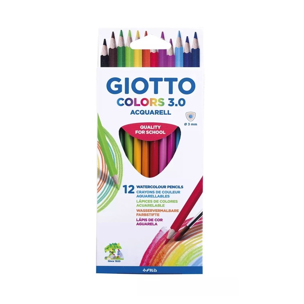 Colores Giotto Acquarell 3.0 x 12