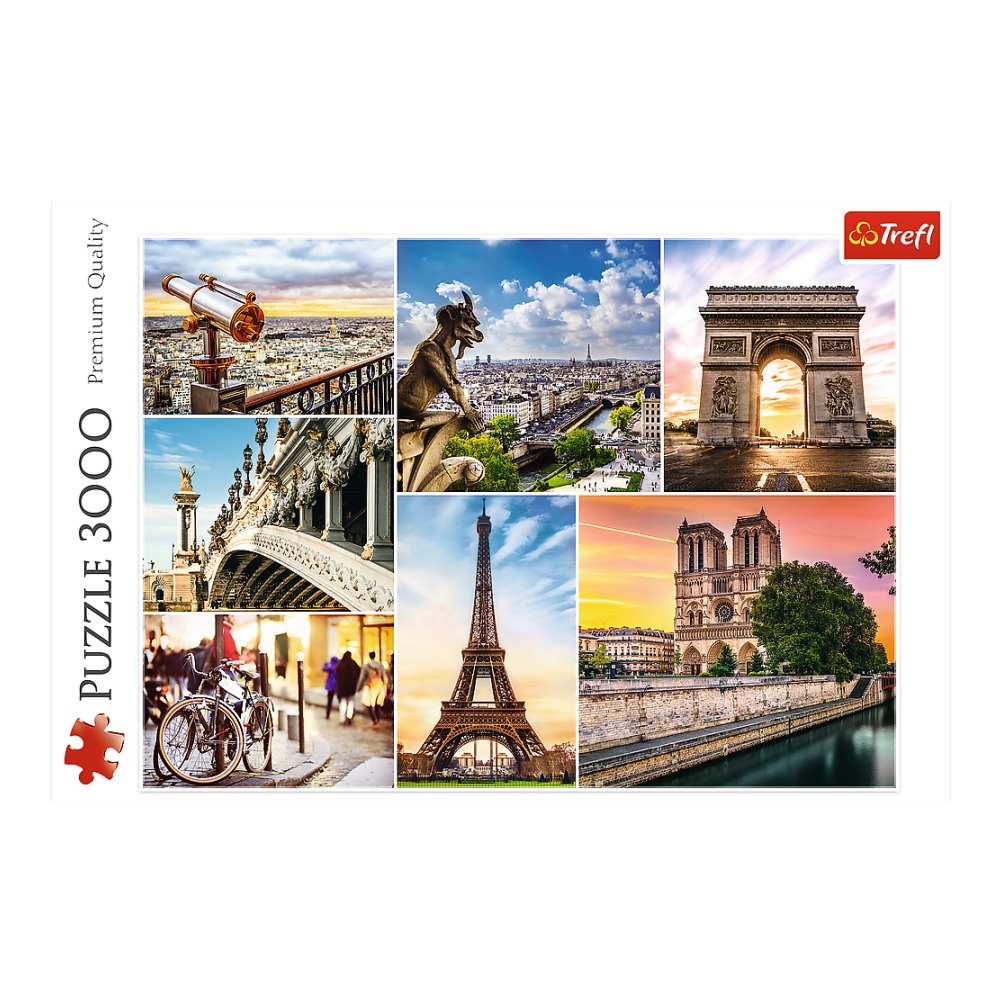 Puzzle Collage Magia de Paris 3000 piezas